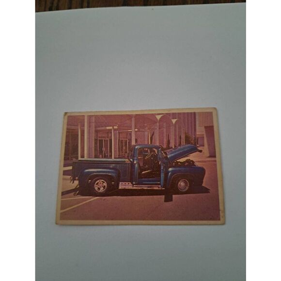 Vintage 1965 Hot Rod Magazine 45 Spec Sheet Trading Card 1956 Ford Pick Up Truck - Picture 1 of 3